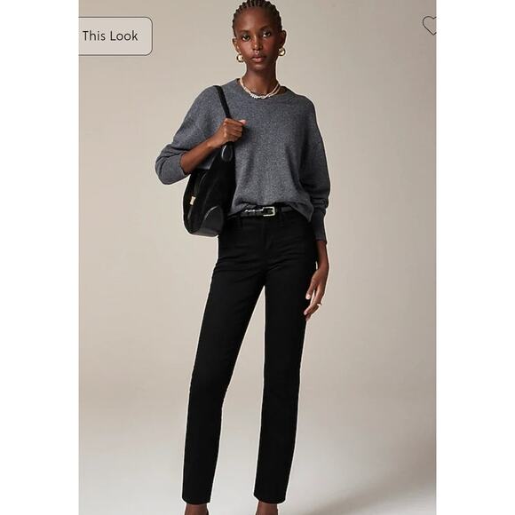 NWT J. Crew Petite Slim Jean Black 26P - Picture 1 of 10